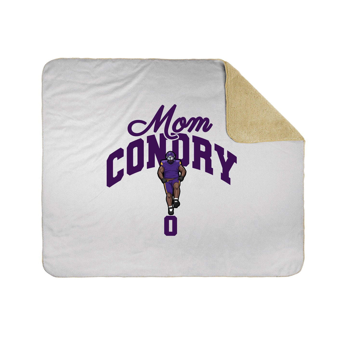 Throw Blanket — Mothers Day Arch in White