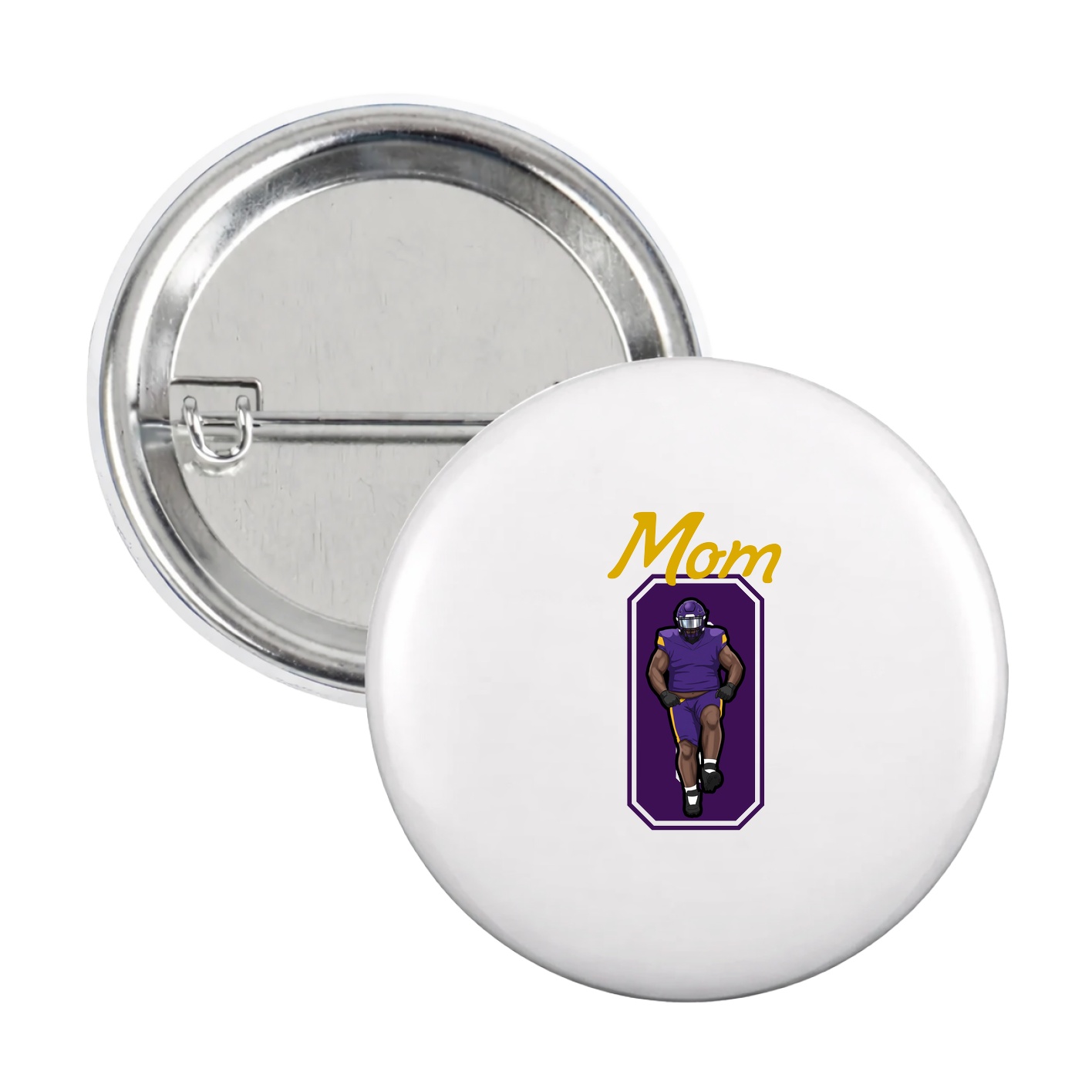 Game Day Button — Mothers Day Shirsey in White