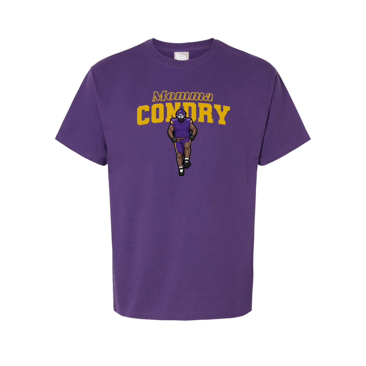 Youth Tee — Mothers Day Block in Purple