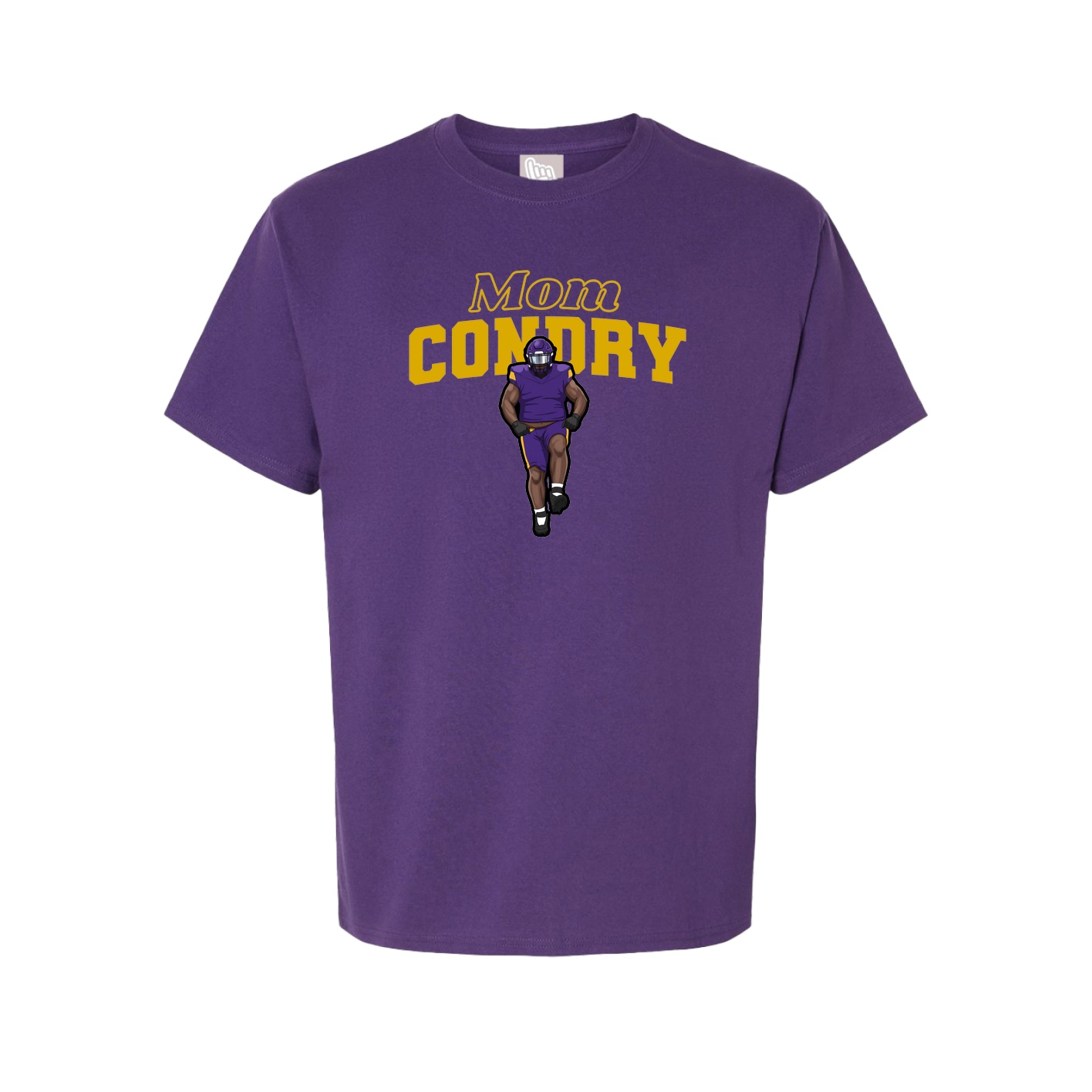 Youth Tee — Mothers Day Block in Purple