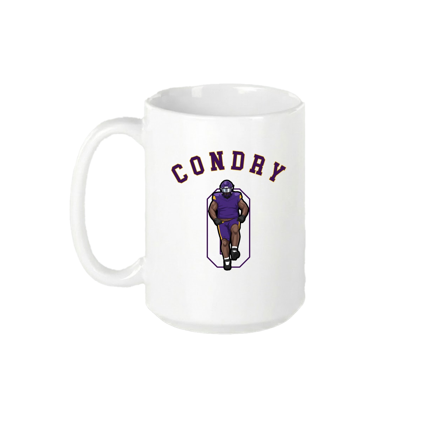 15oz Coffee Mug — Shirsey Arch in White