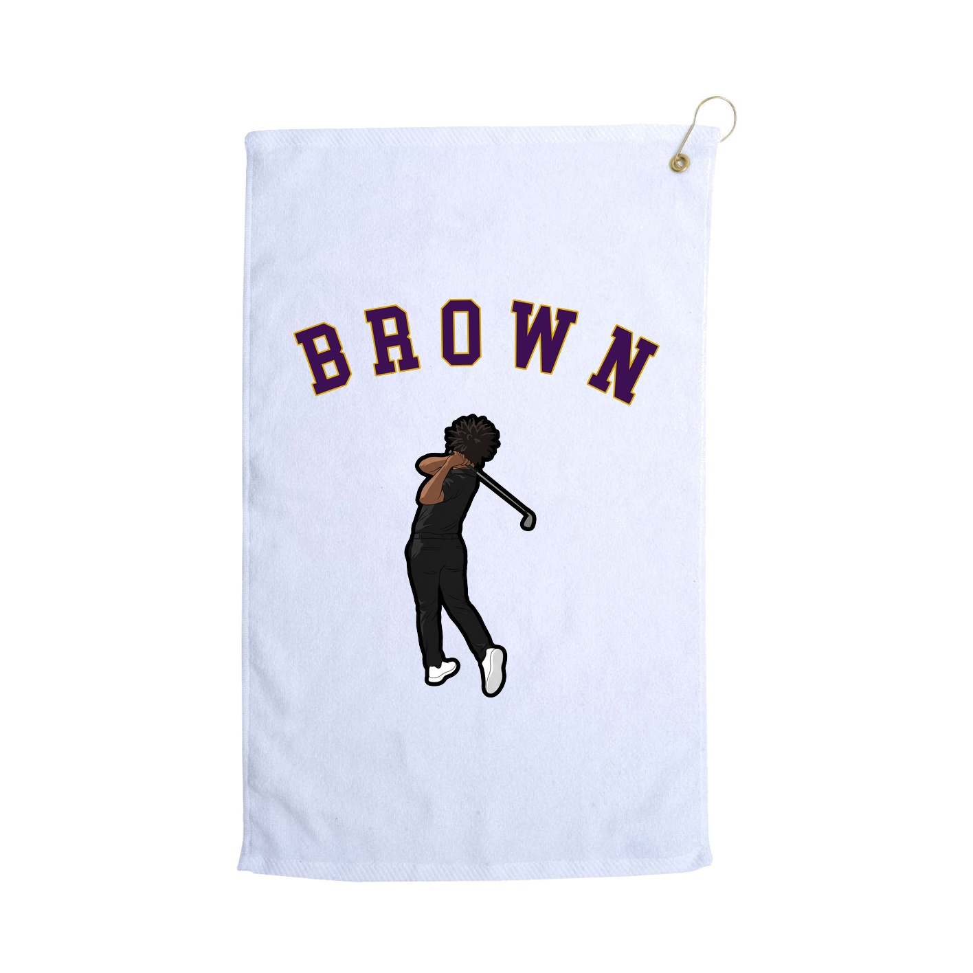 Golf Towel — Shirsey Arch in White