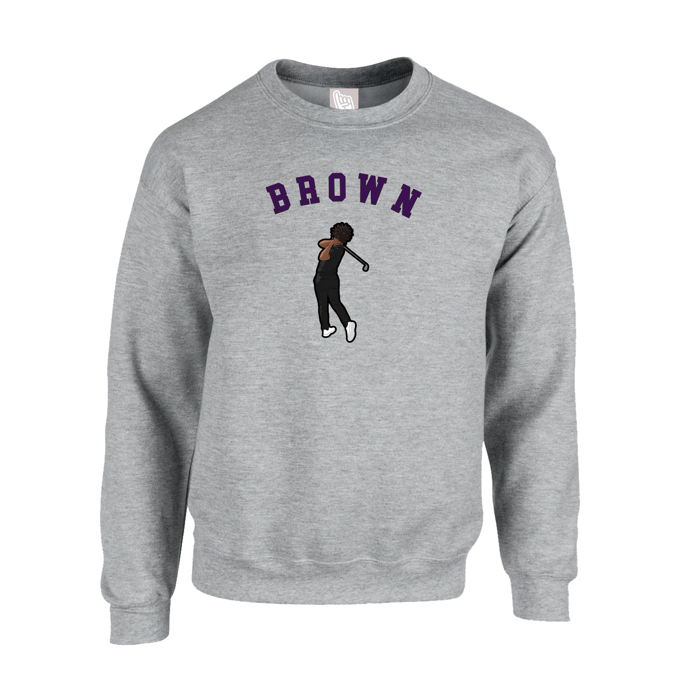 Fleece Crew — Shirsey Arch in Grey
