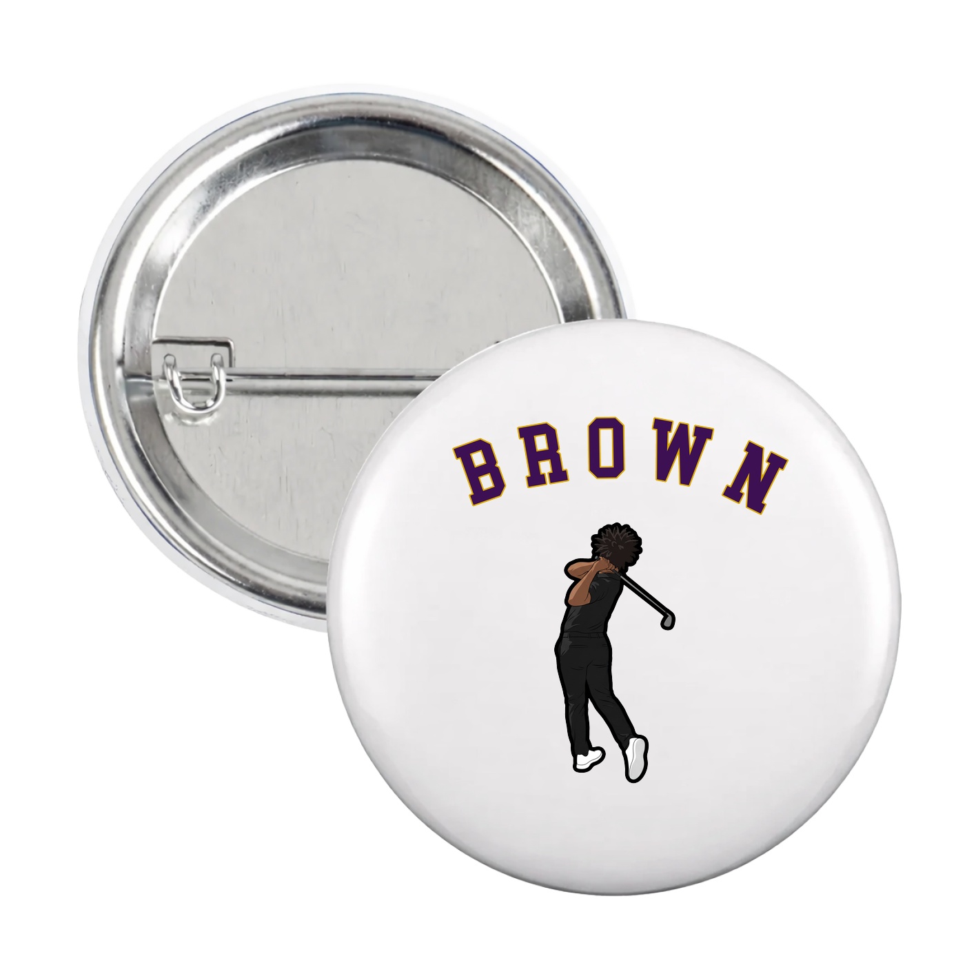 Game Day Button — Shirsey Arch in White