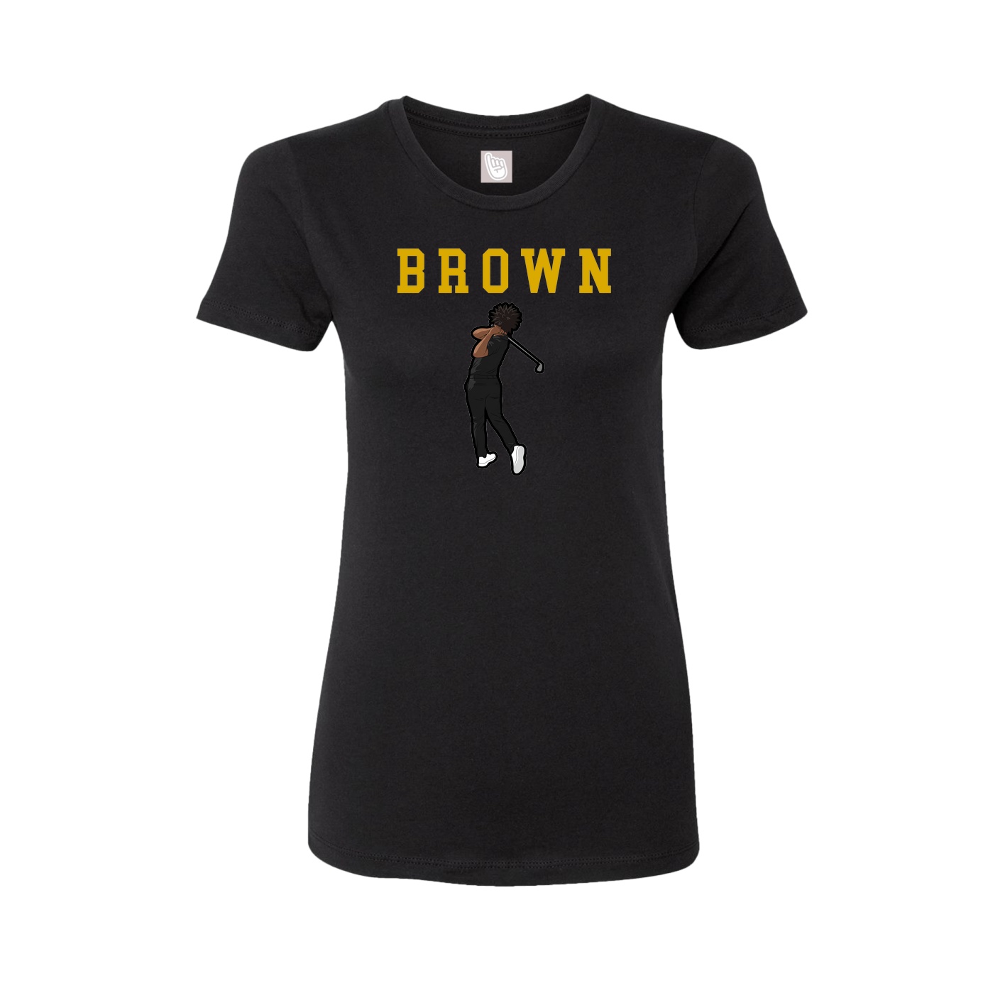 Fitted Women's Tee — Shirsey in Black