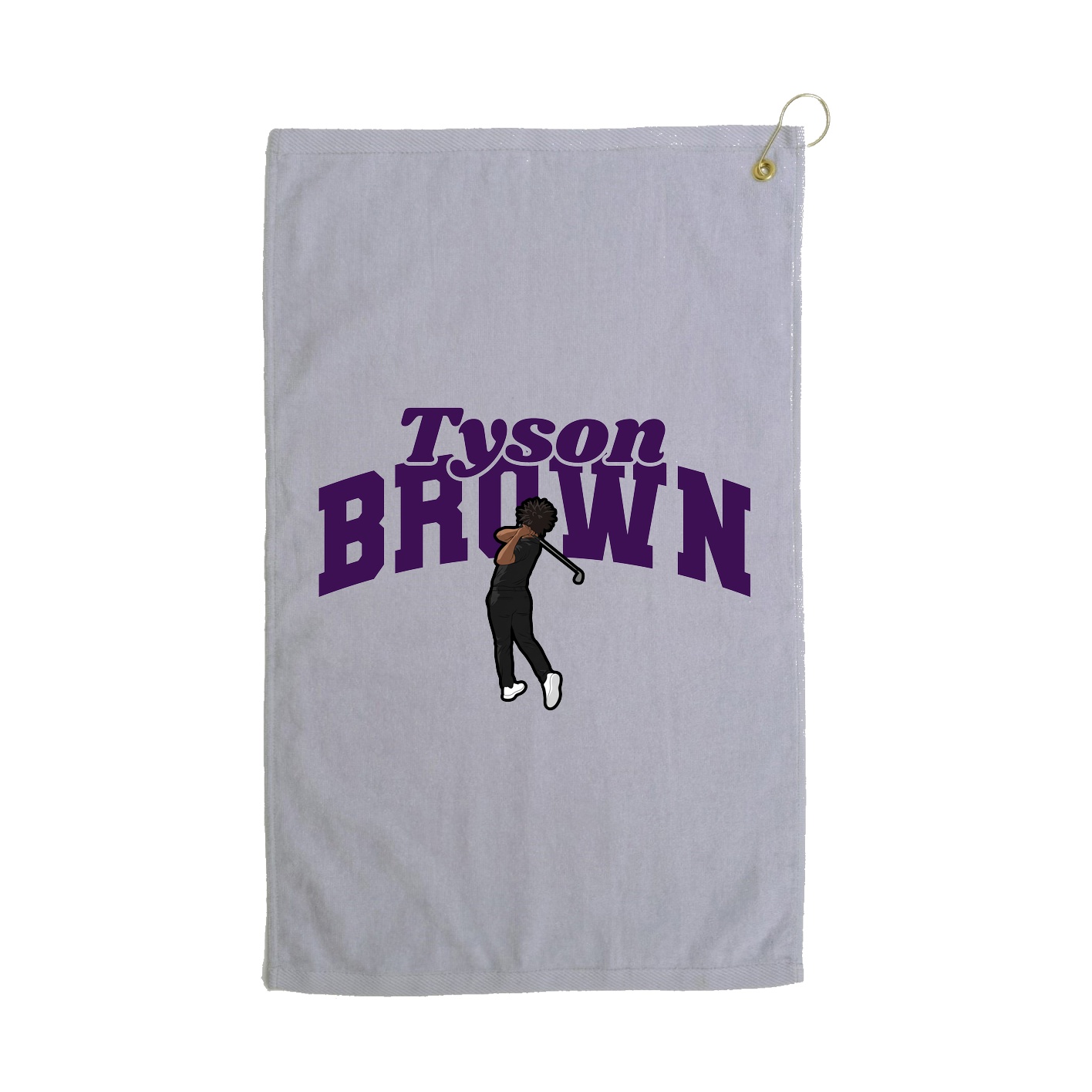 Golf Towel — Signature Arch in Grey
