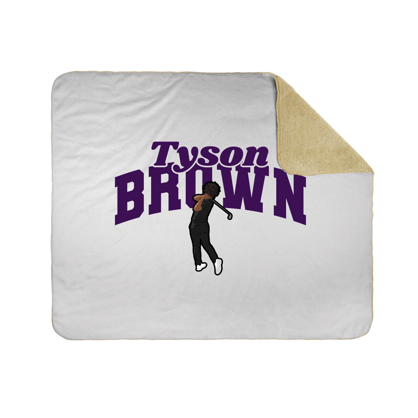 Throw Blanket — Signature Arch in White