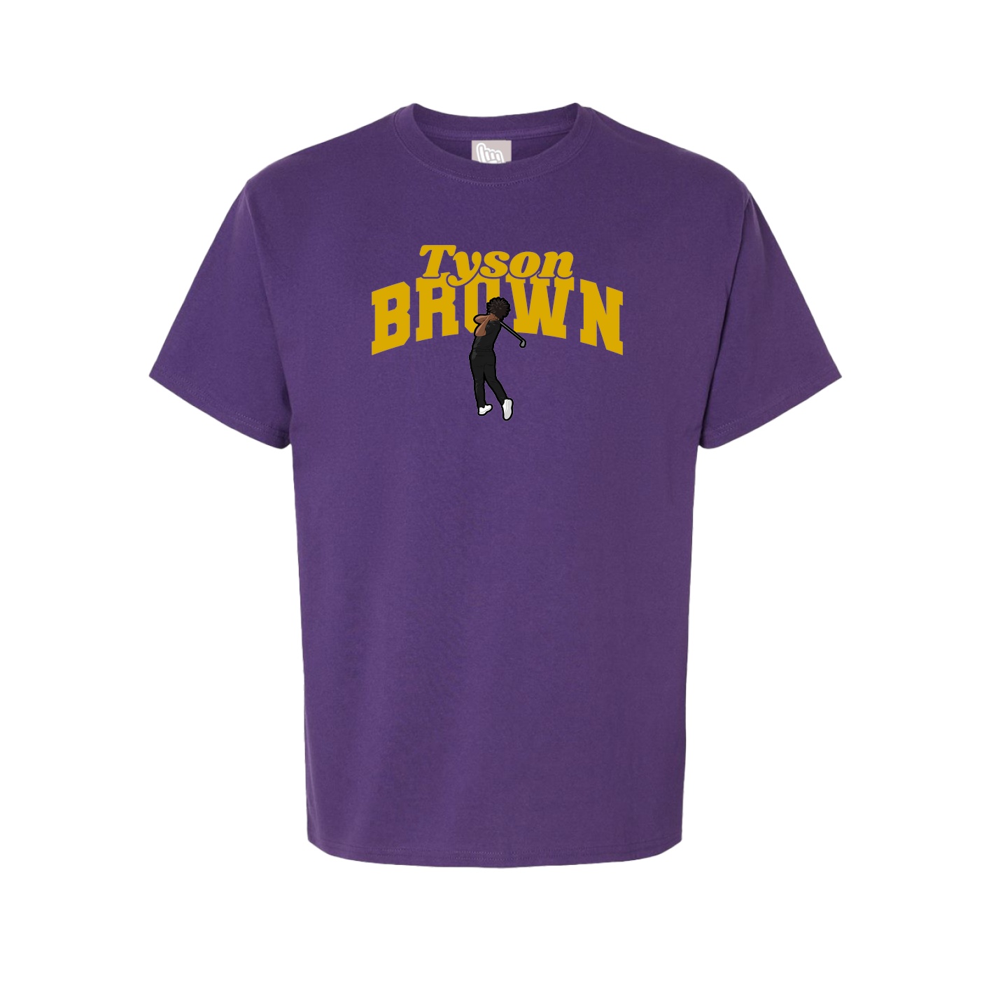 Youth Tee — Signature Arch in Purple