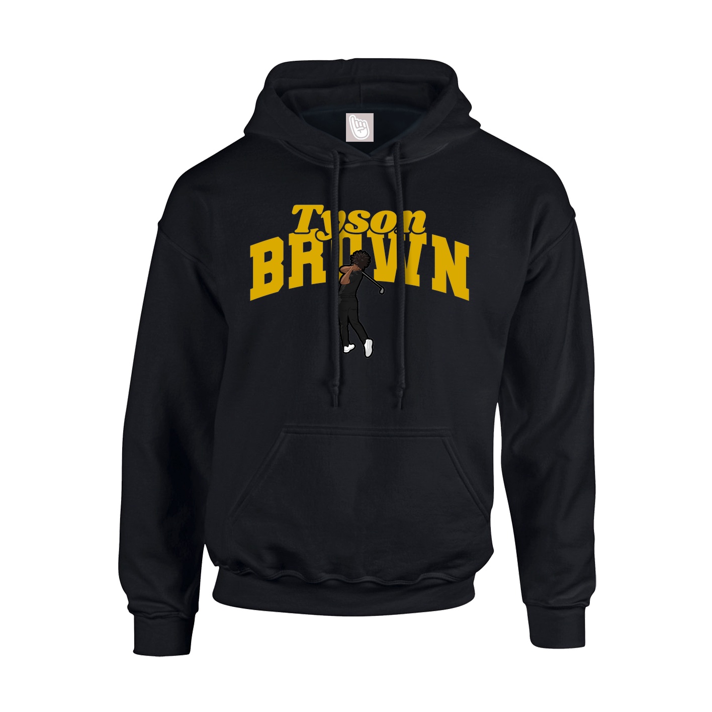 Hoodie — Signature Arch in Black
