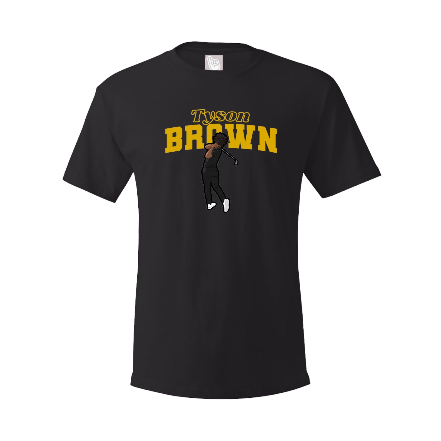 Youth Tee — Name Arch in Black