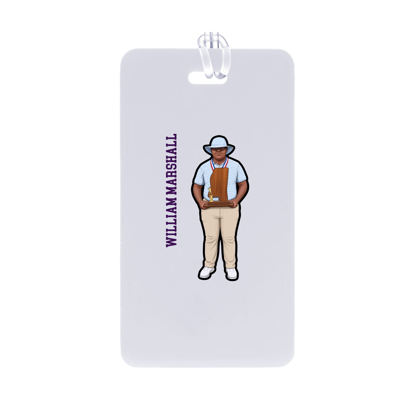 Bag Tag — Name Vertical in Classic