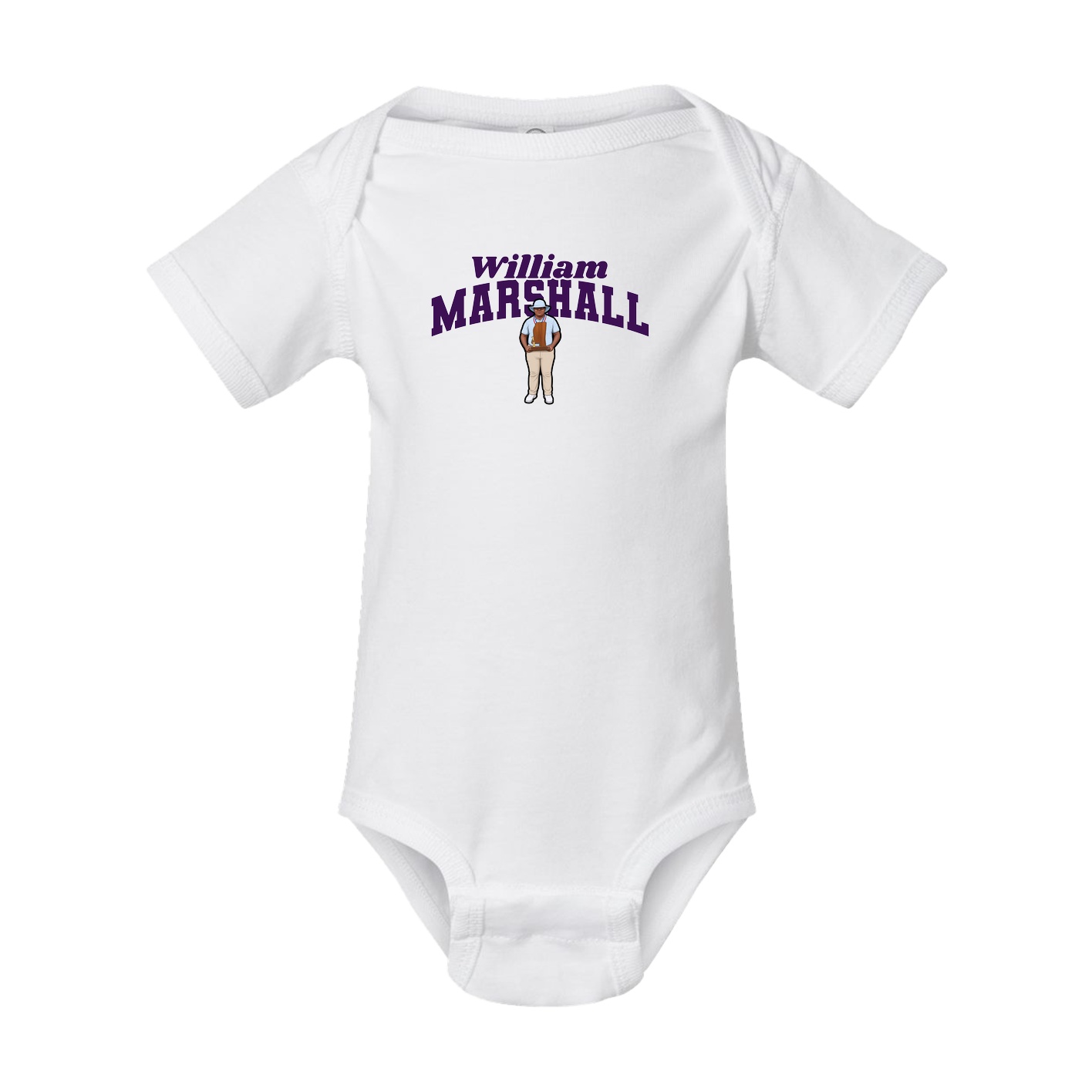 Baby Onesie — Signature Arch in White