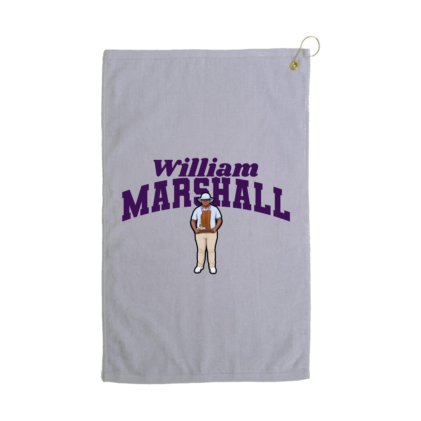 Golf Towel — Signature Arch in Grey