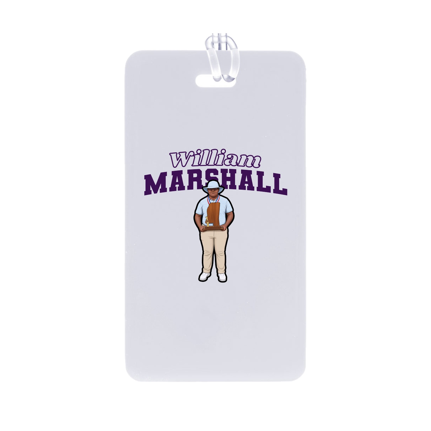 Bag Tag — Name Arch in Classic