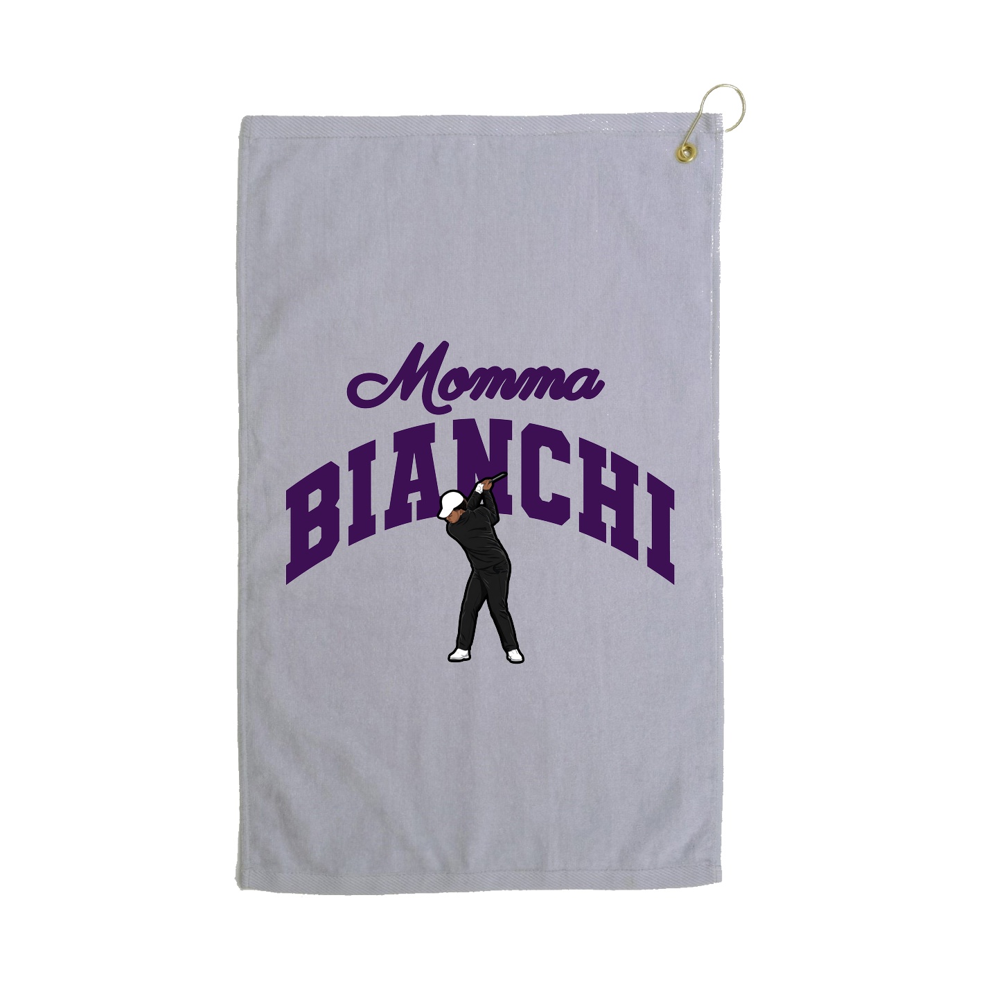 Golf Towel — Mothers Day Arch in Grey