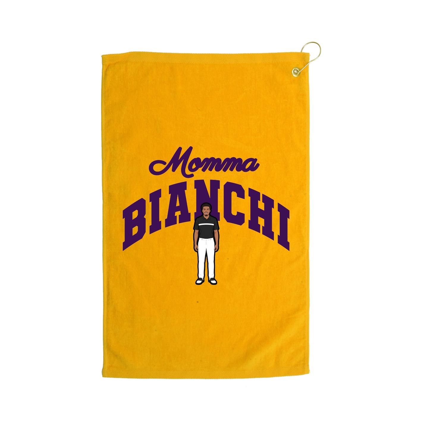 Golf Towel — Mothers Day Arch in Gold