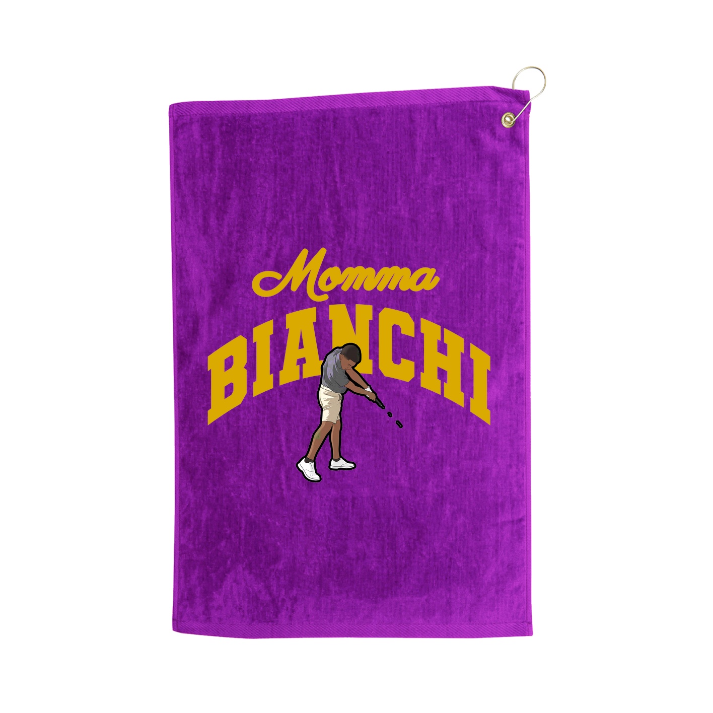Golf Towel — Mothers Day Arch in Purple