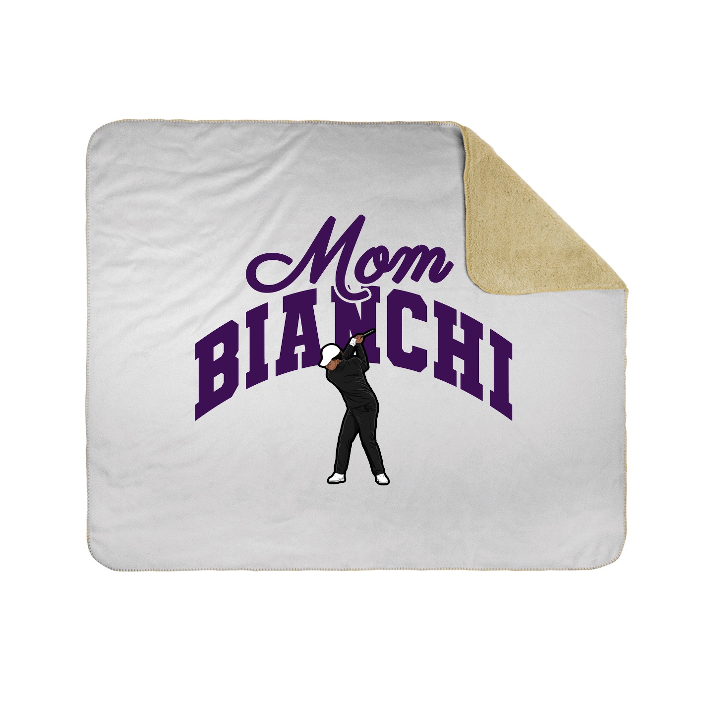Throw Blanket — Mothers Day Arch in White
