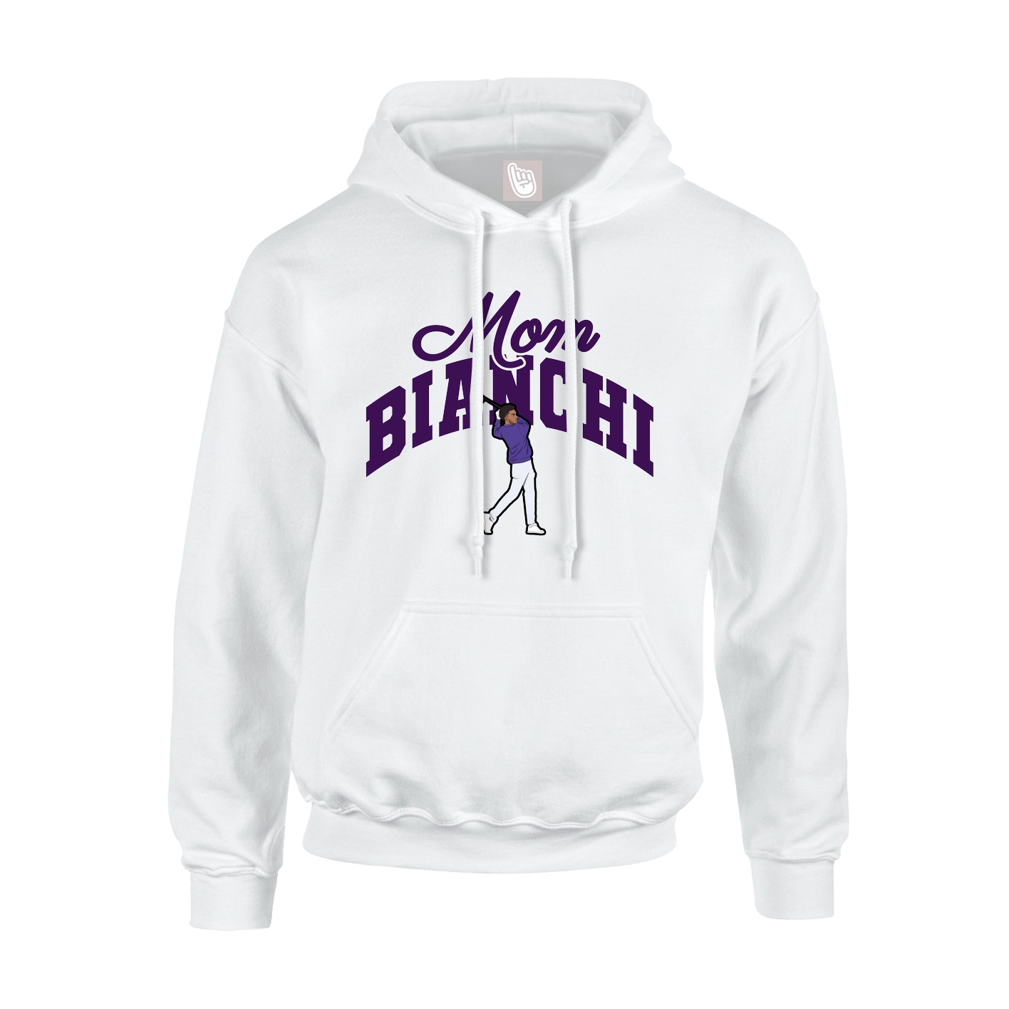 Youth Hoodie — Mothers Day Arch in White