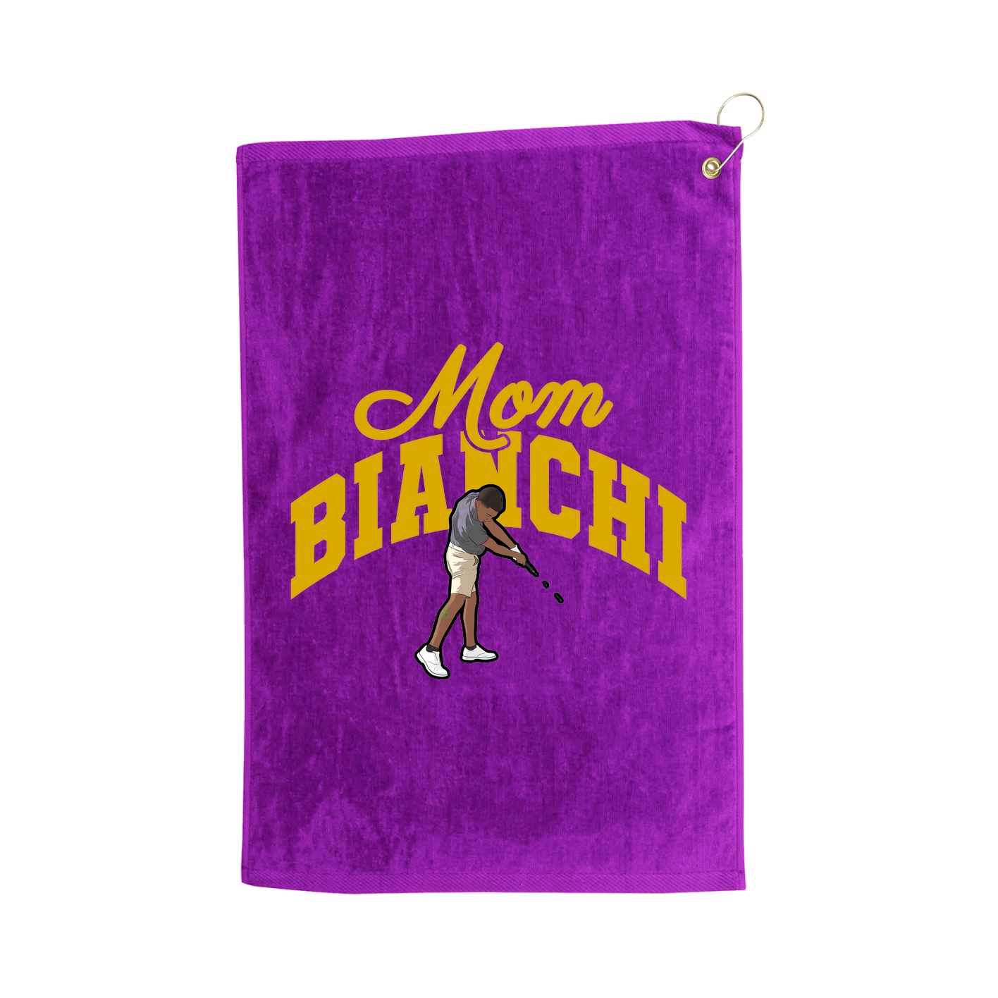 Golf Towel — Mothers Day Arch in Purple