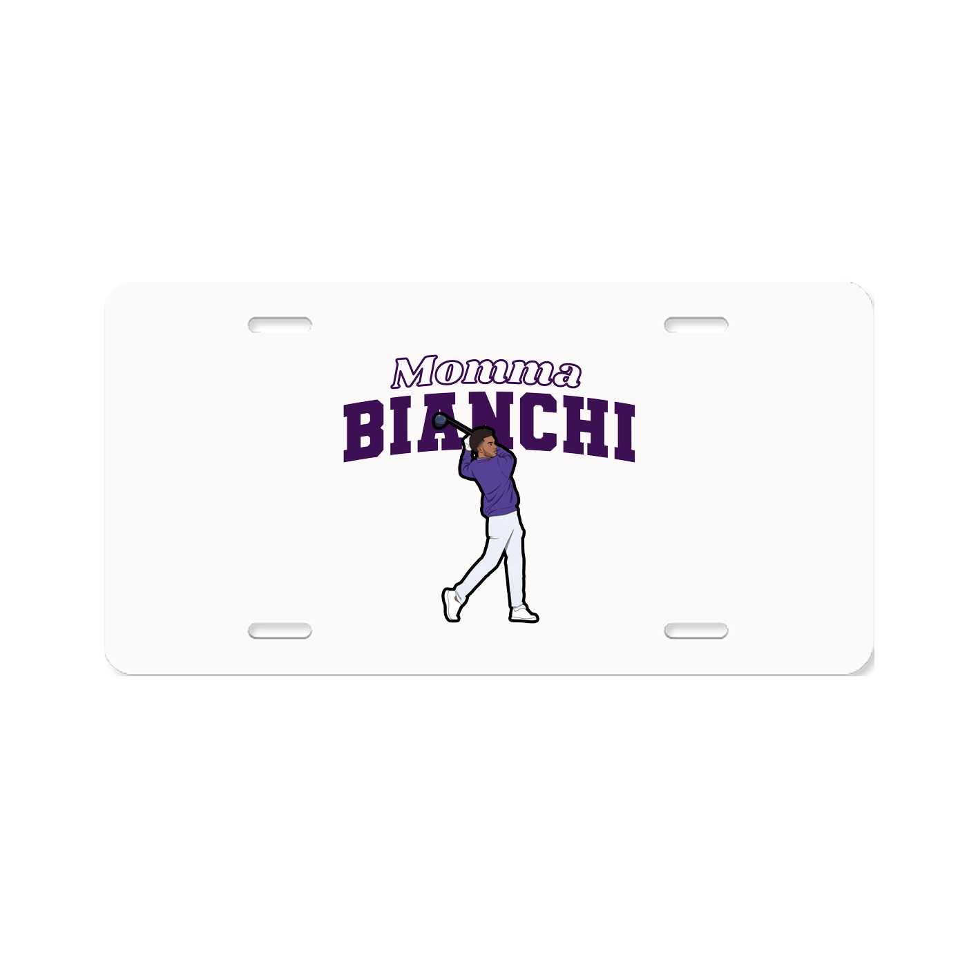 License Plate — Mothers Day Block in Classic