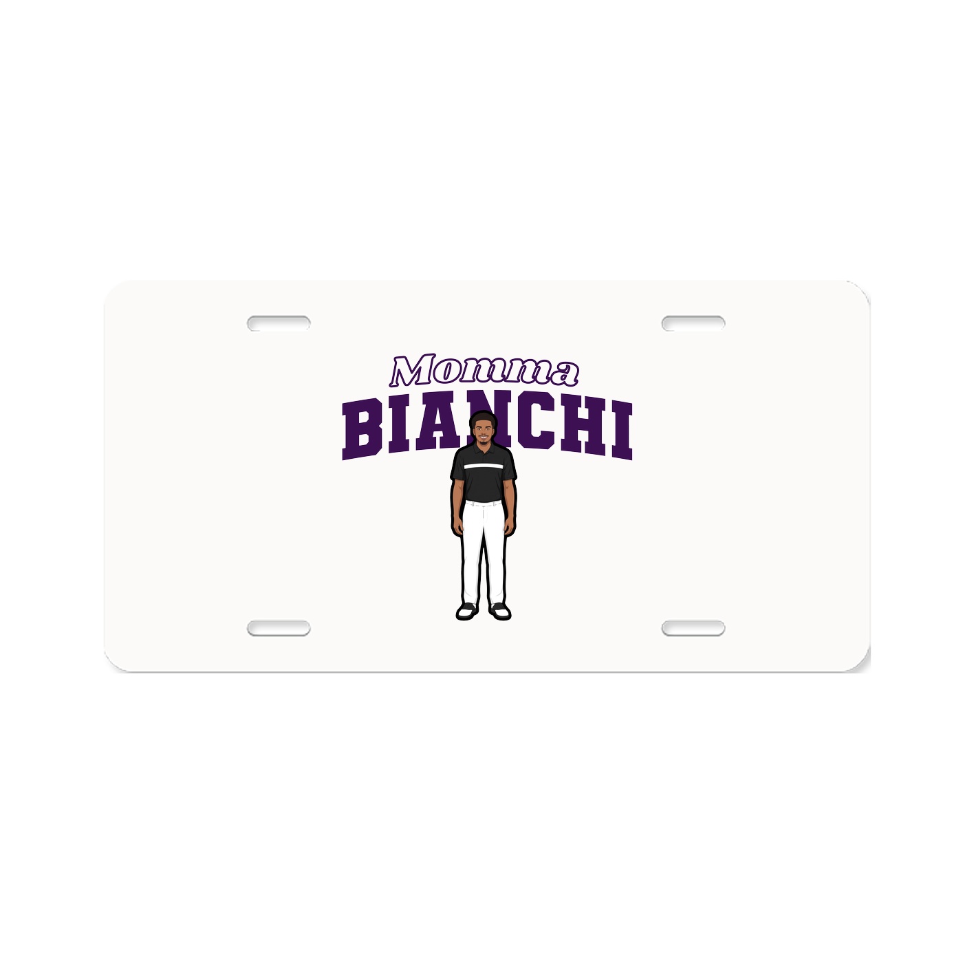 License Plate — Mothers Day Block in Classic