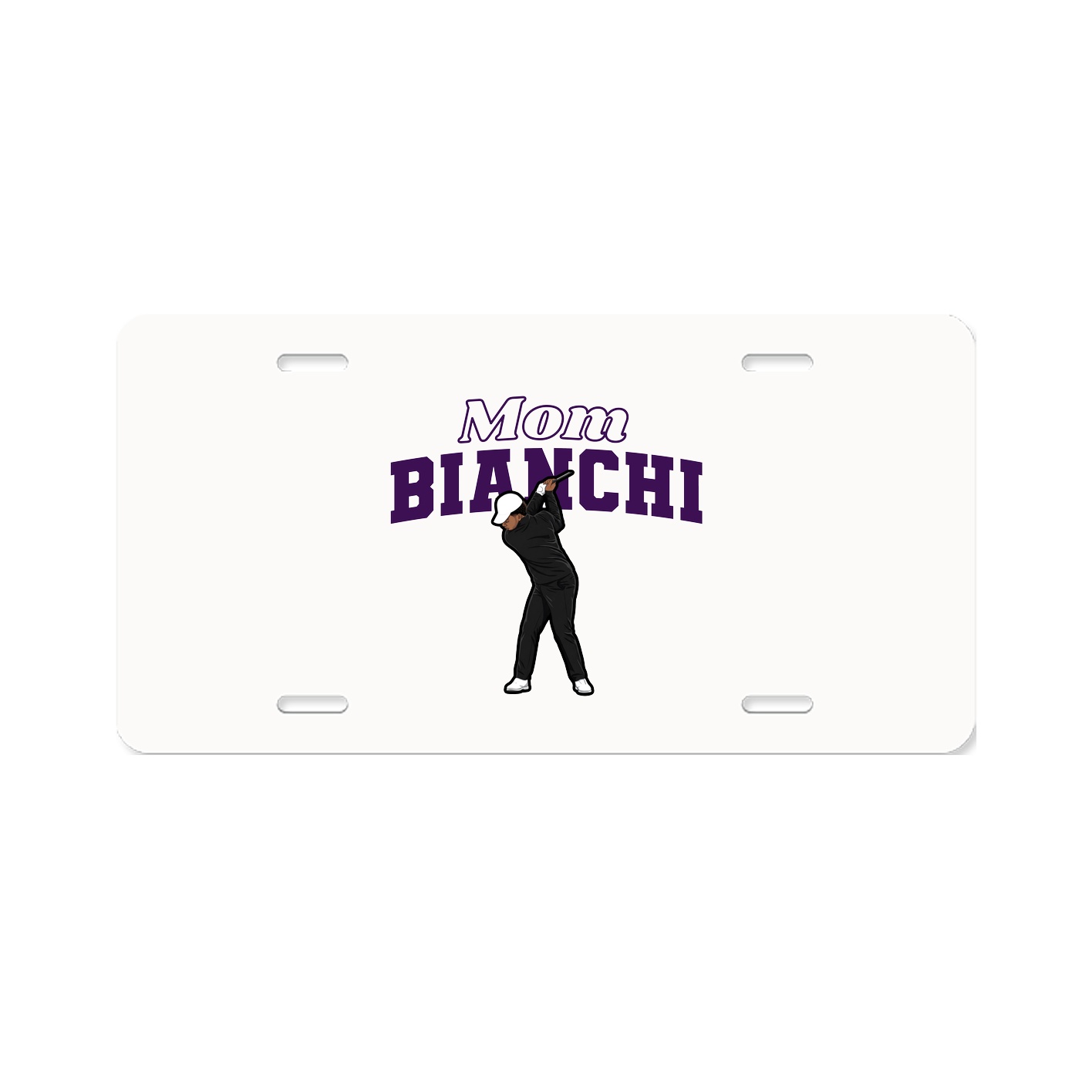 License Plate — Mothers Day Block in Classic