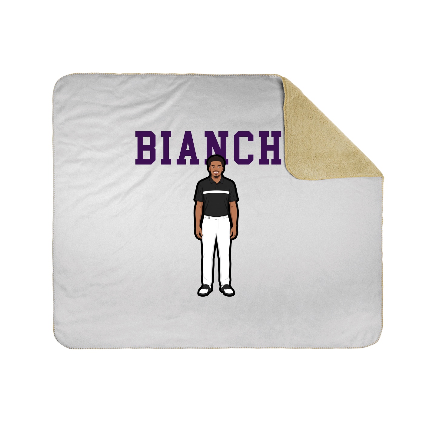 Throw Blanket — Shirsey in White
