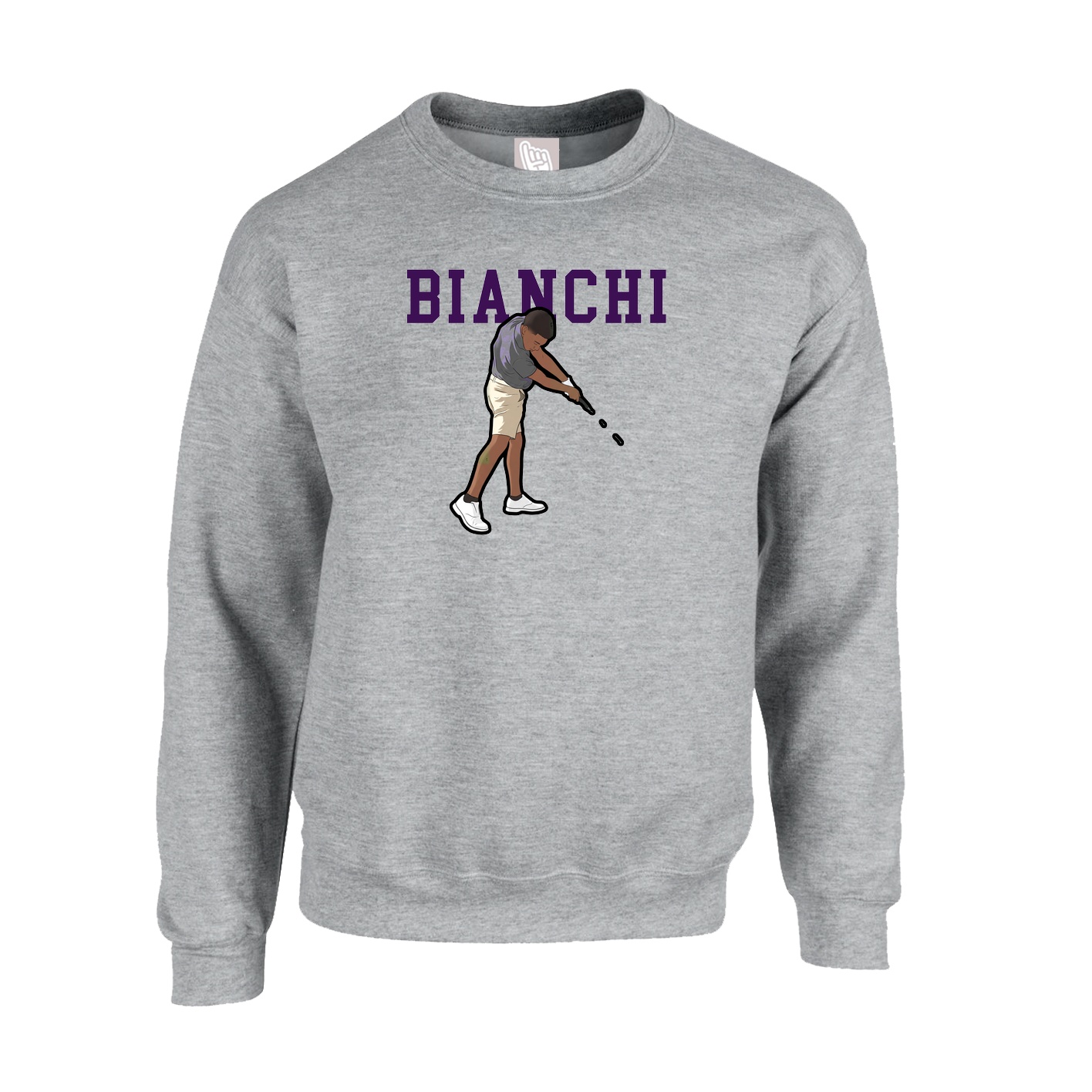 Fleece Crew — Shirsey in Grey