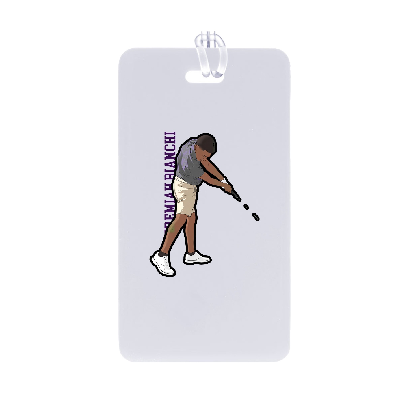 Bag Tag — Name Vertical in Classic