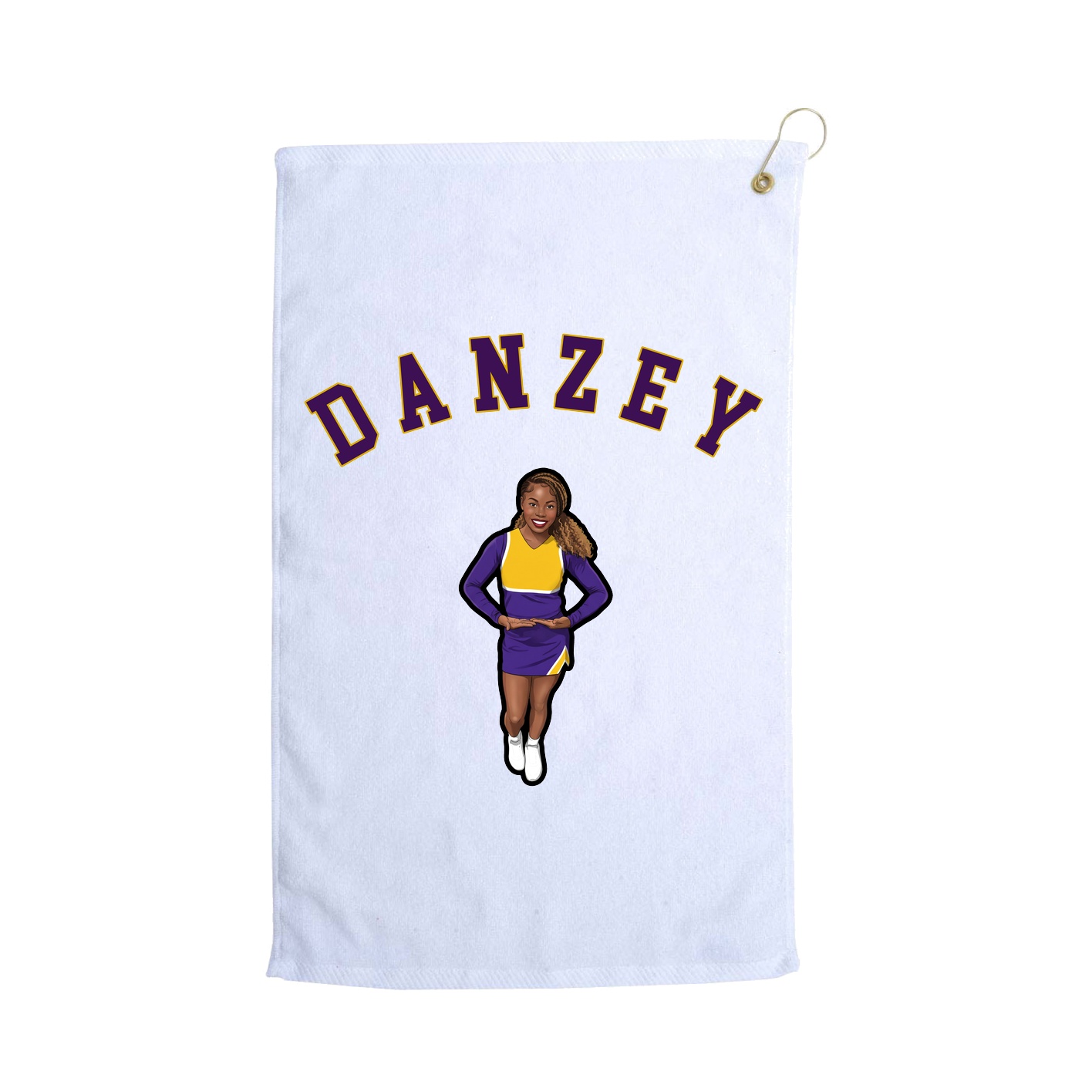 Golf Towel — Shirsey Arch in White