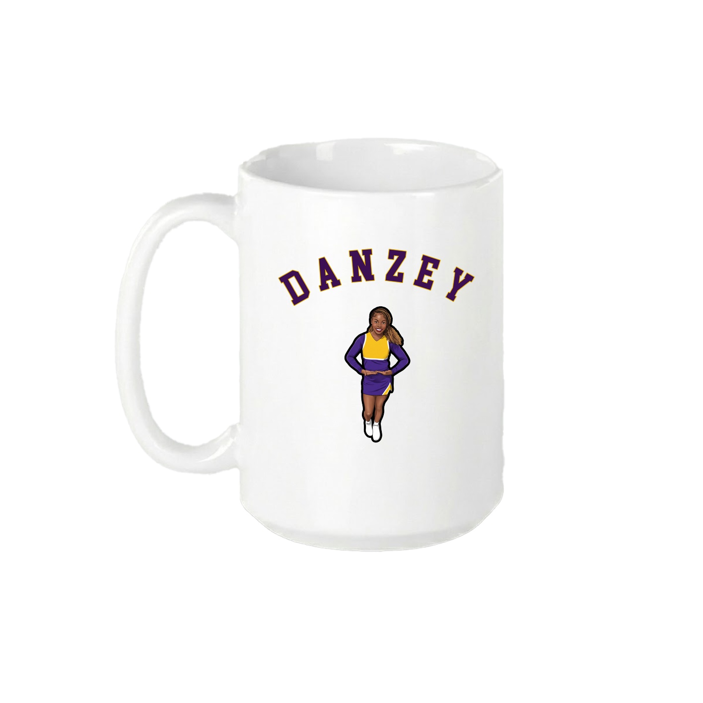 15oz Coffee Mug — Shirsey Arch in White