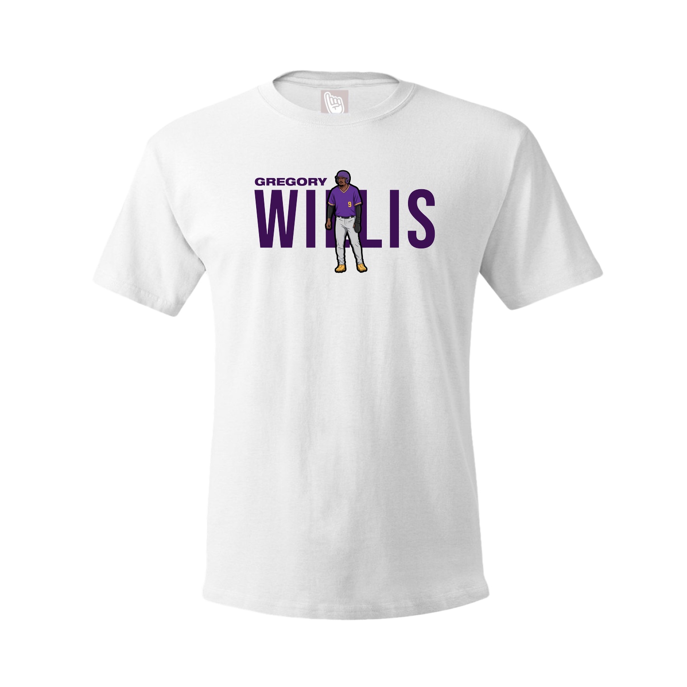 Youth Tee — Player Name in White