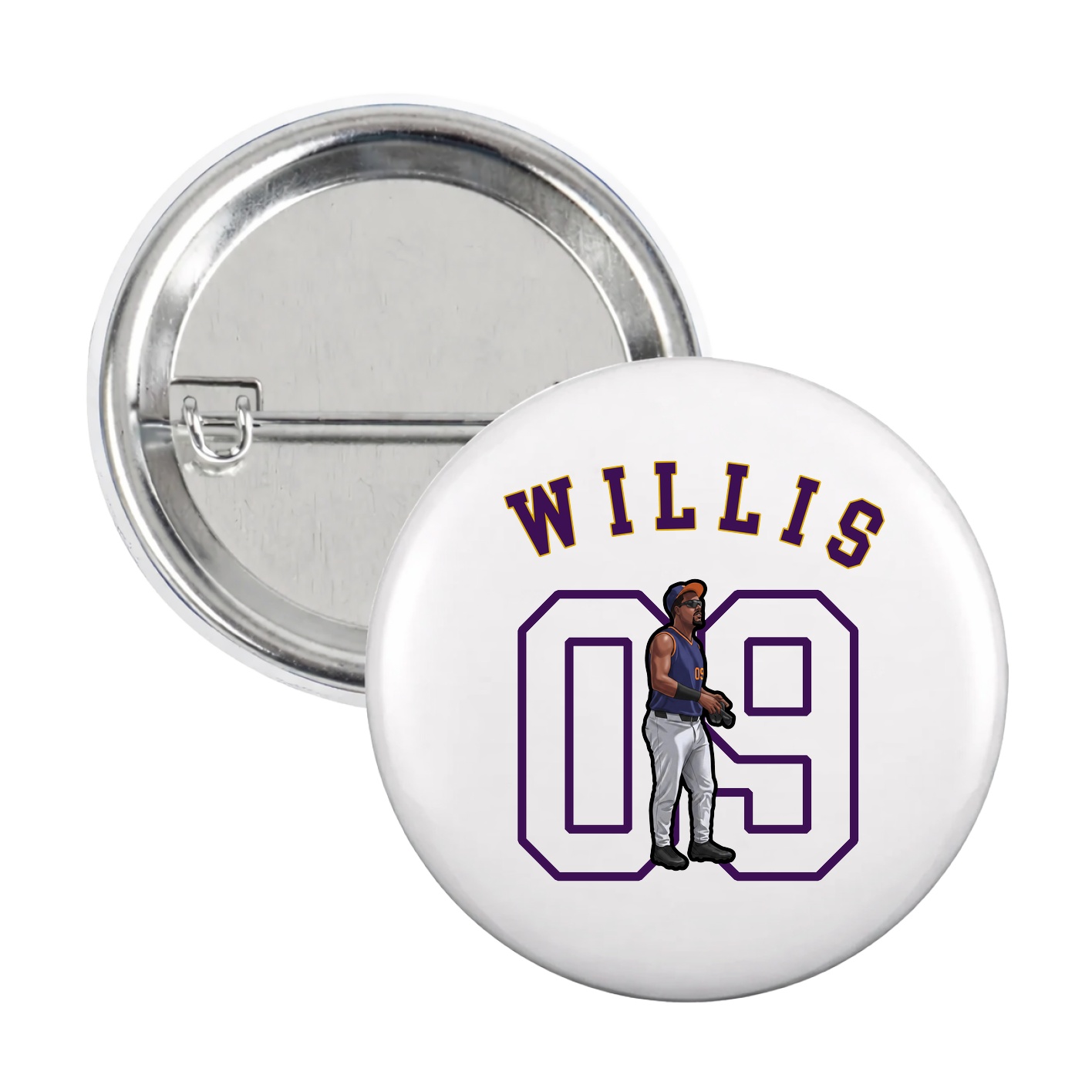 Game Day Button — Shirsey Arch in White