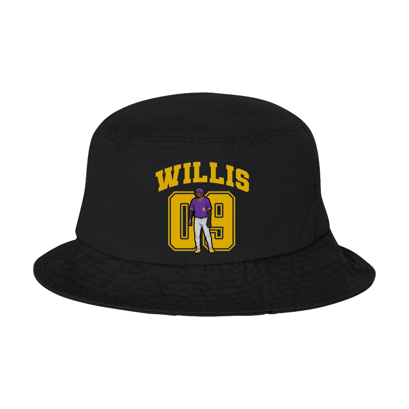 Bucket Cap — Number in Black