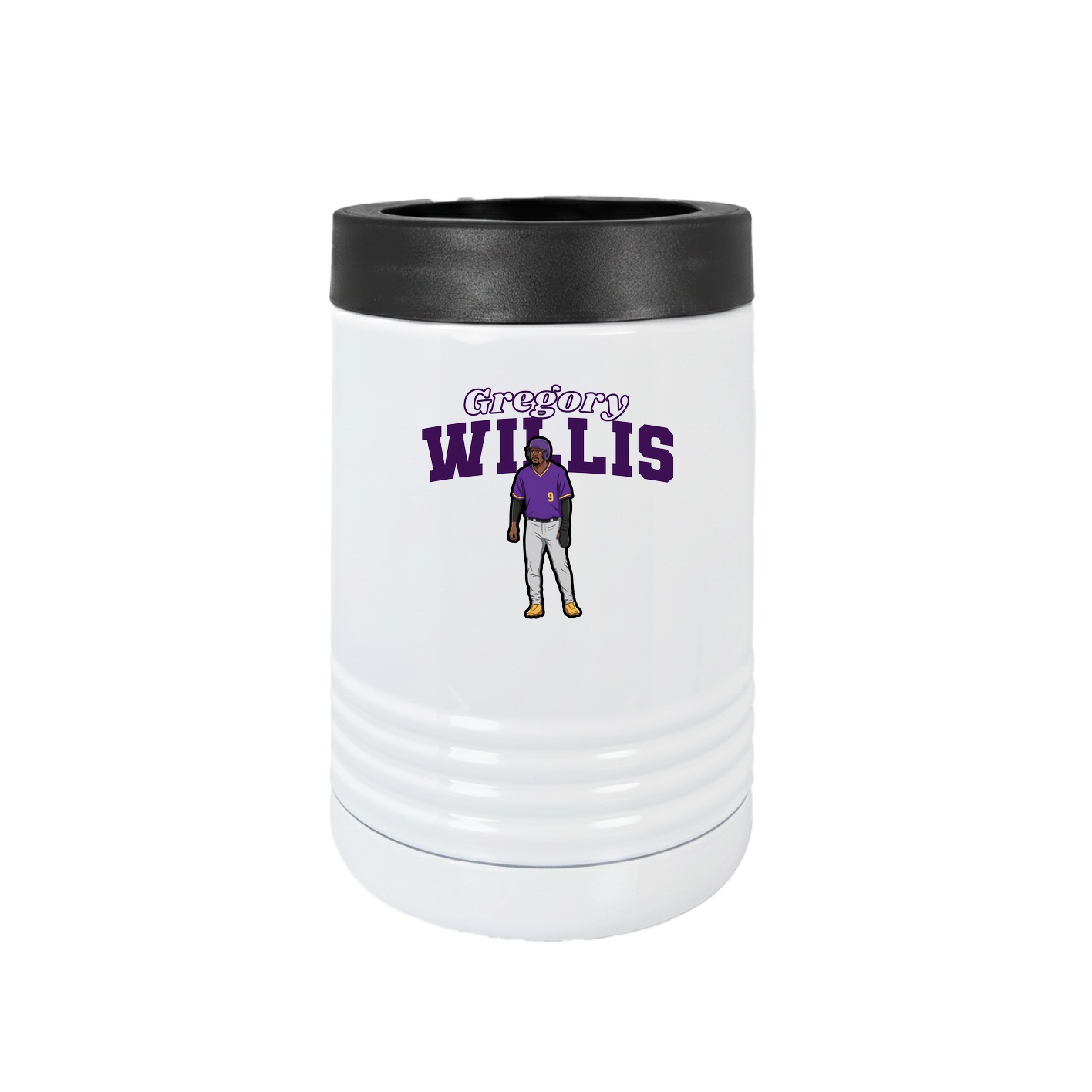 Beverage Holder — Name Arch in White