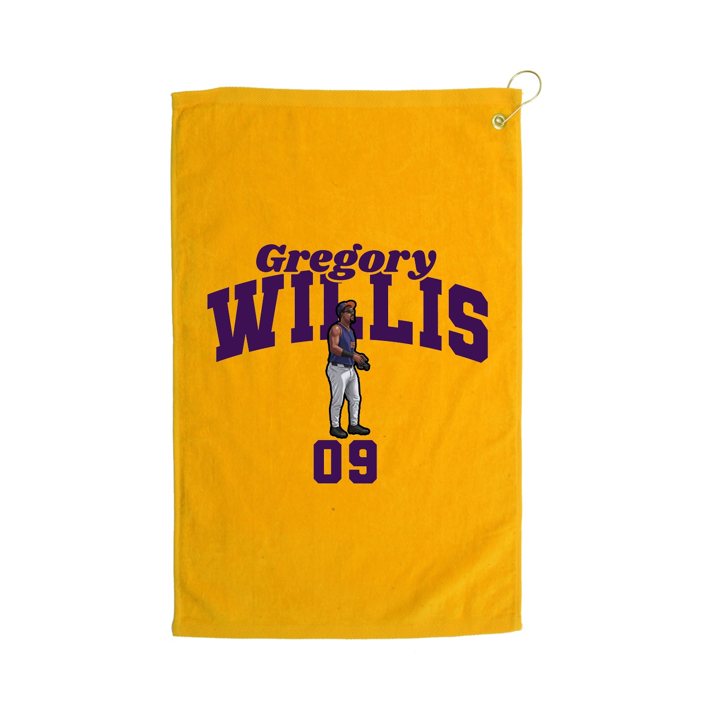 Golf Towel — Signature Arch in Gold