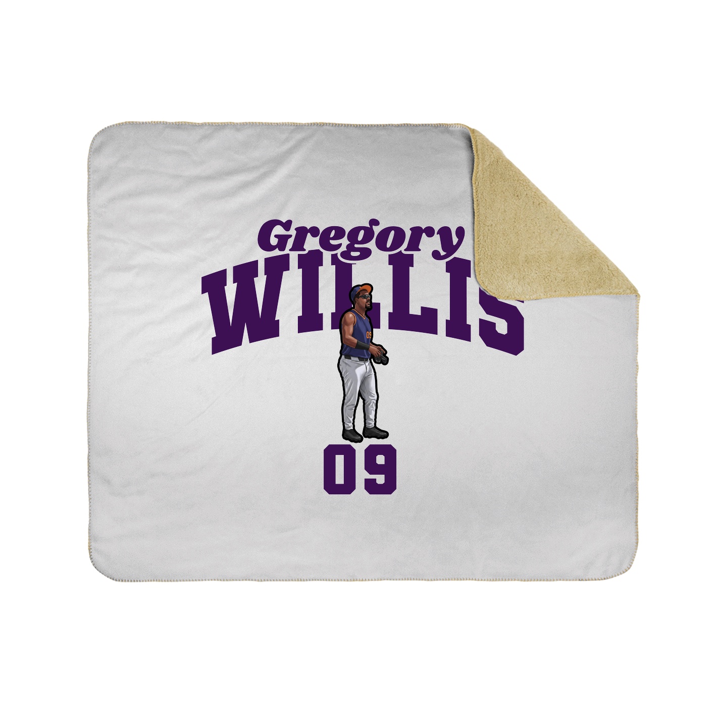 Throw Blanket — Signature Arch in White