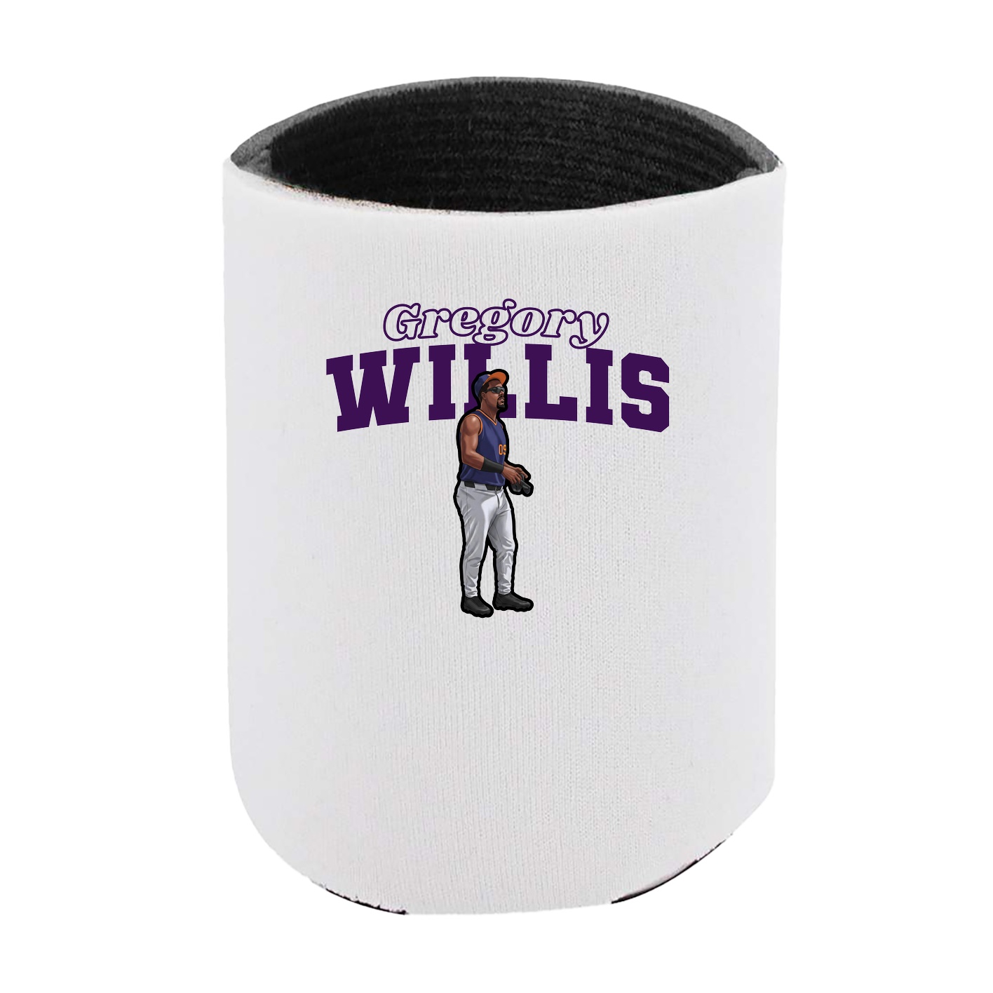 Can Holder — Name Arch in White