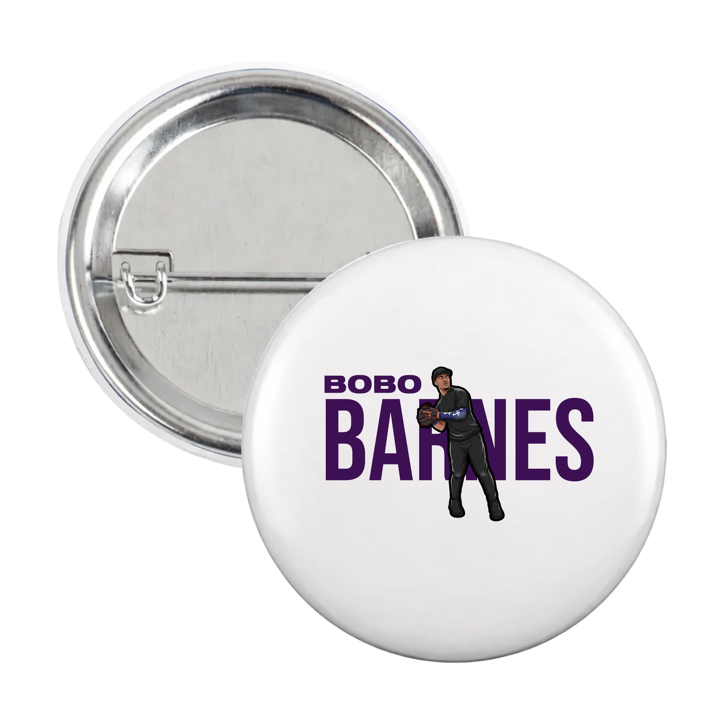Game Day Button — Player Name in White
