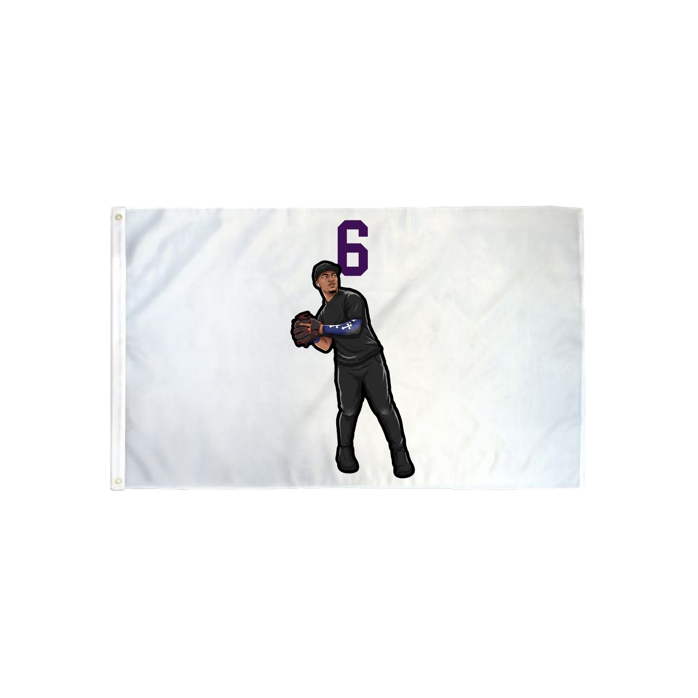 3x5 Flag — Number Top in Classic