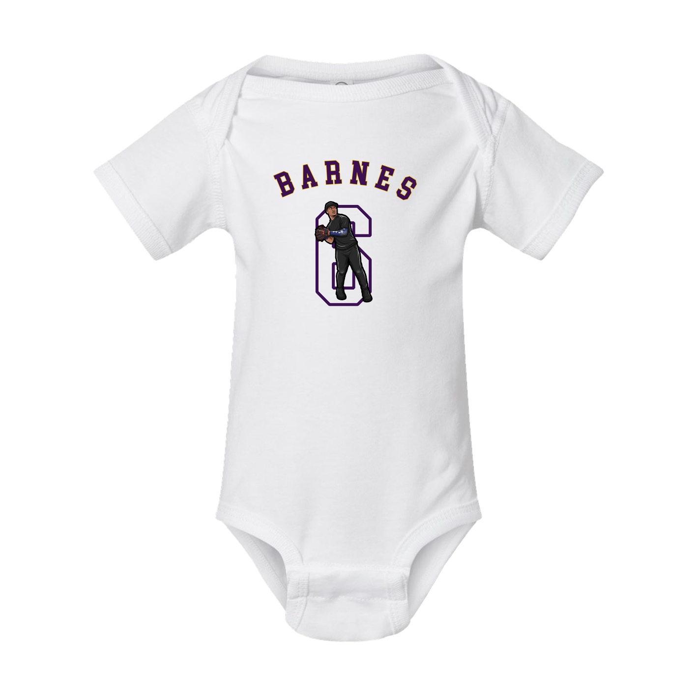 Baby Onesie — Shirsey Arch in White