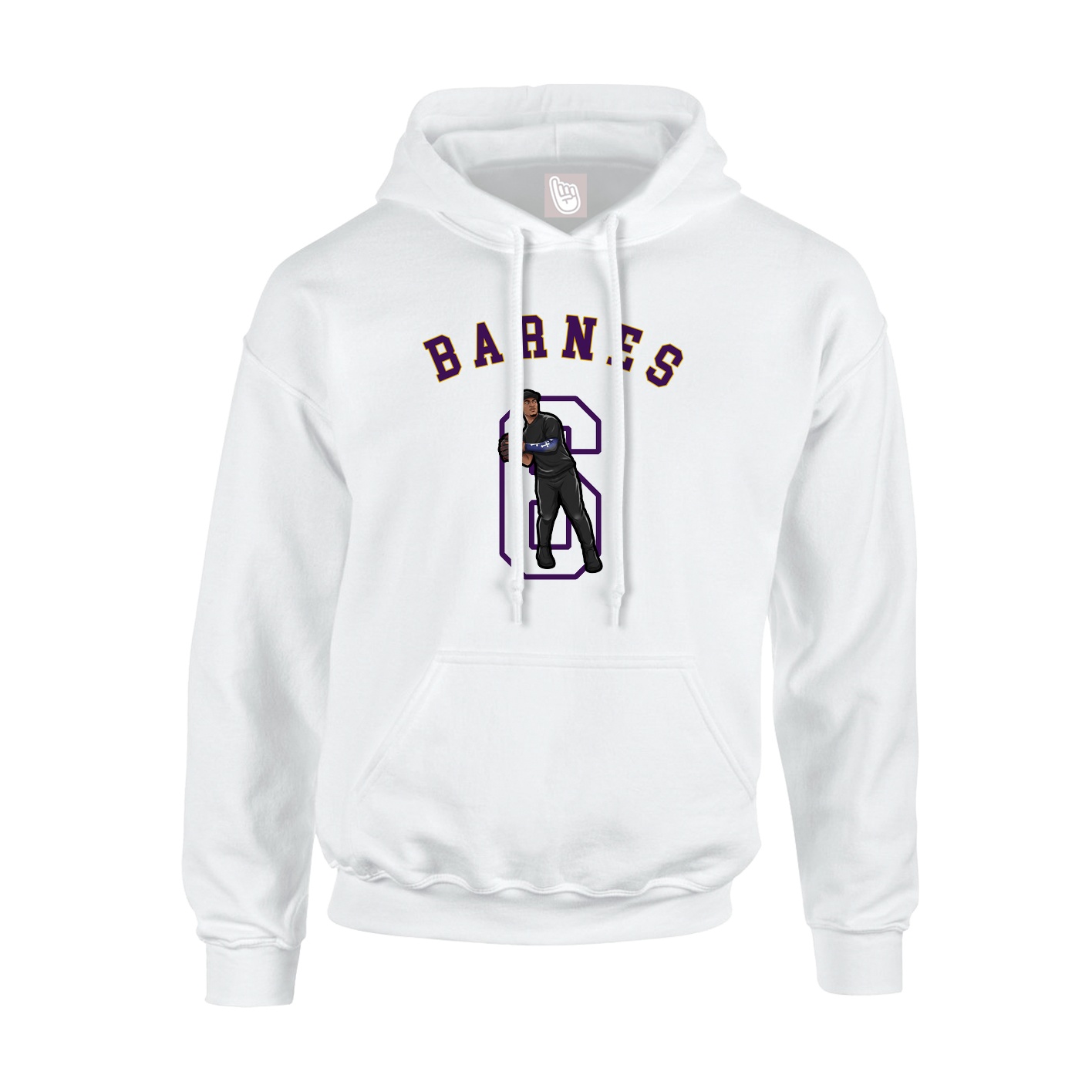 Youth Hoodie — Shirsey Arch in White