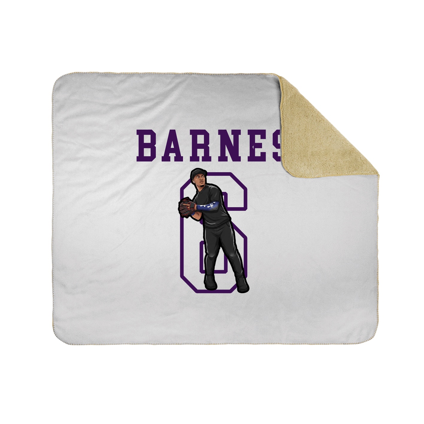 Throw Blanket — Shirsey in White