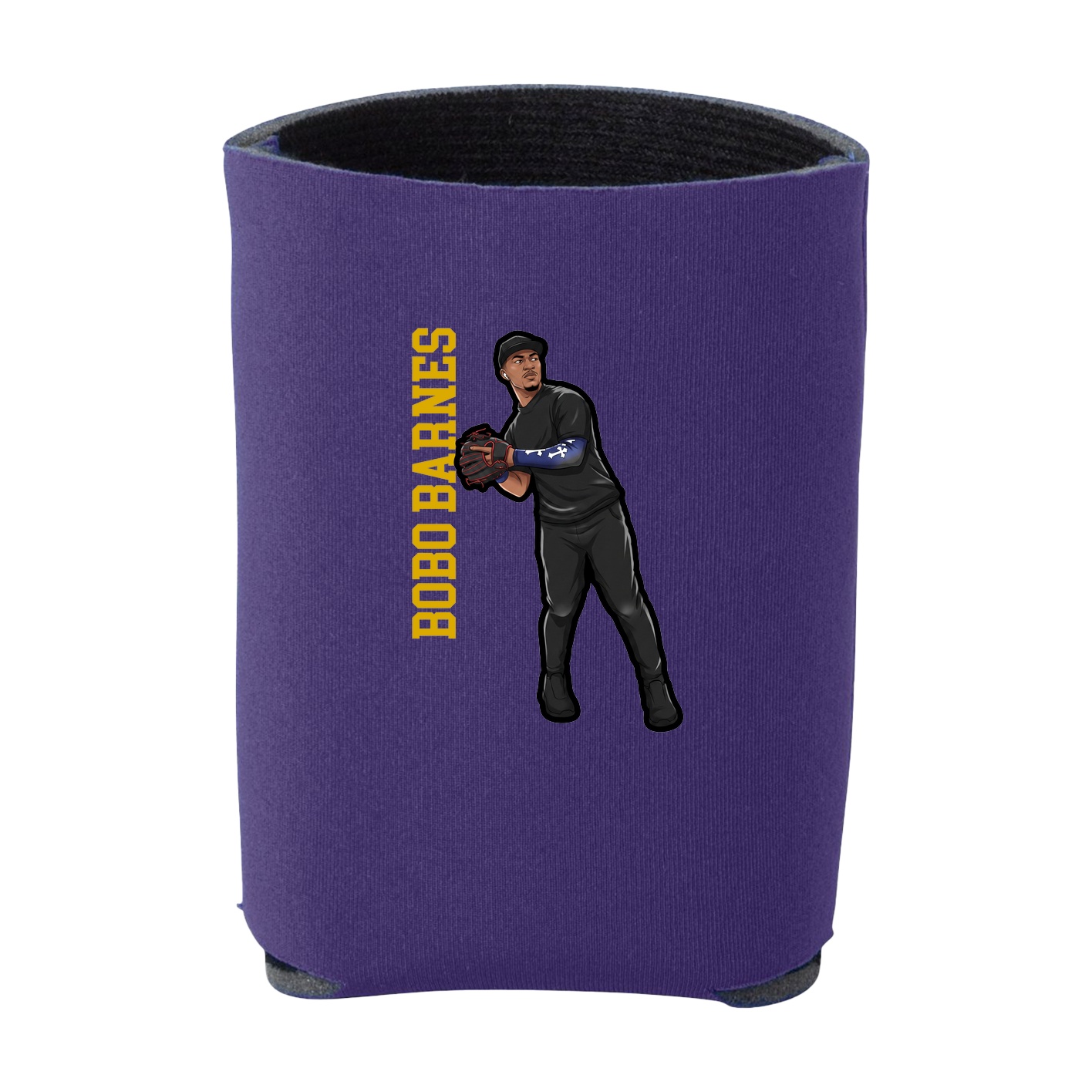 Can Holder — Name Vertical in Purple