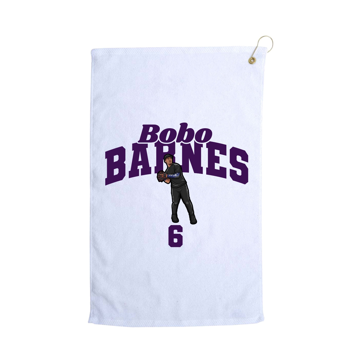 Golf Towel — Signature Arch in White