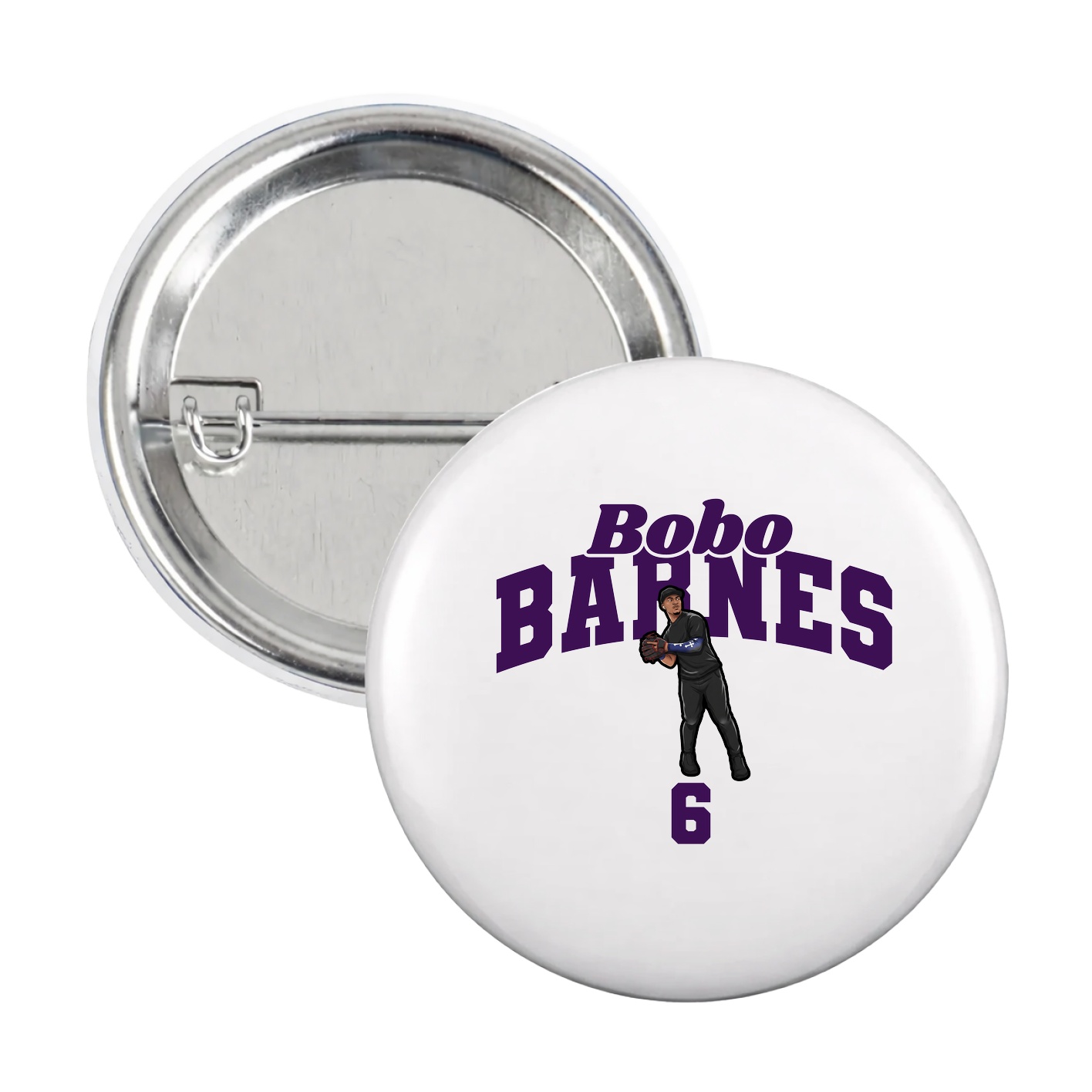 Game Day Button — Signature Arch in White