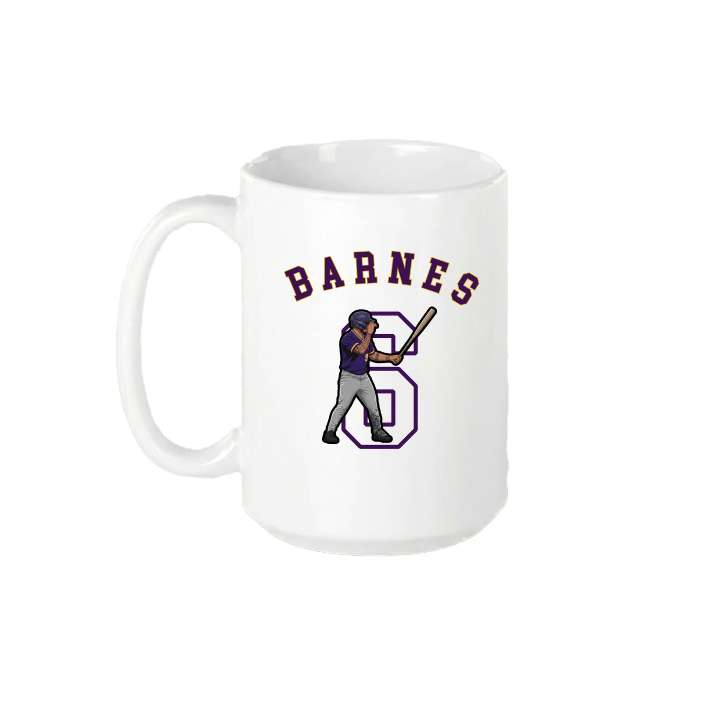 15oz Coffee Mug — Shirsey Arch in White