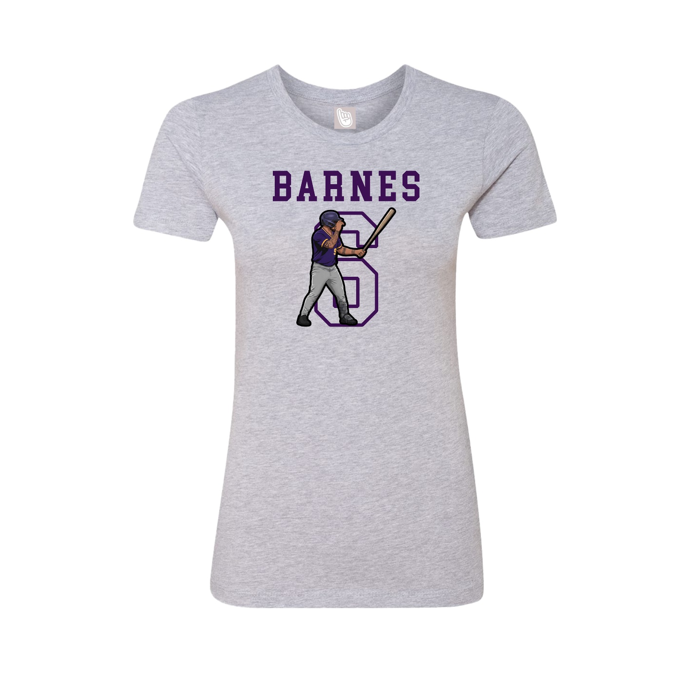 Fitted Women's Tee — Shirsey in Grey
