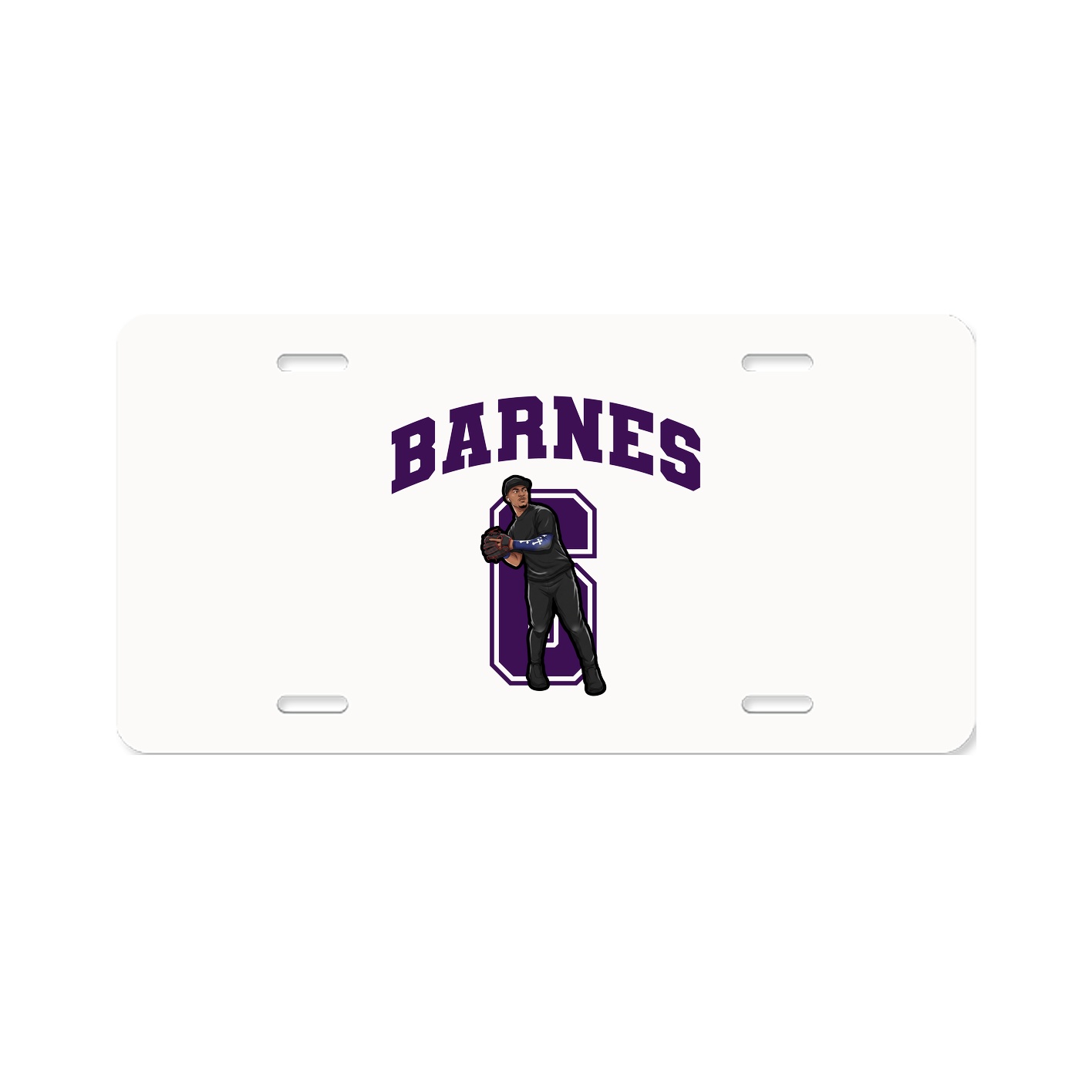 License Plate — Number in Classic